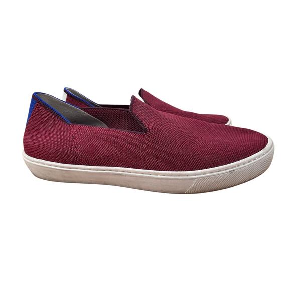 Rothy's The Sneaker Women's Size 10.5 US Red Garnet Burgundy Slip On Shoes - Picture 2 of 9